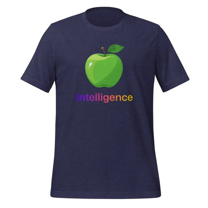 The Large Apple + Intelligence T-shirt (unisex) Heather Midnight Navy / m.