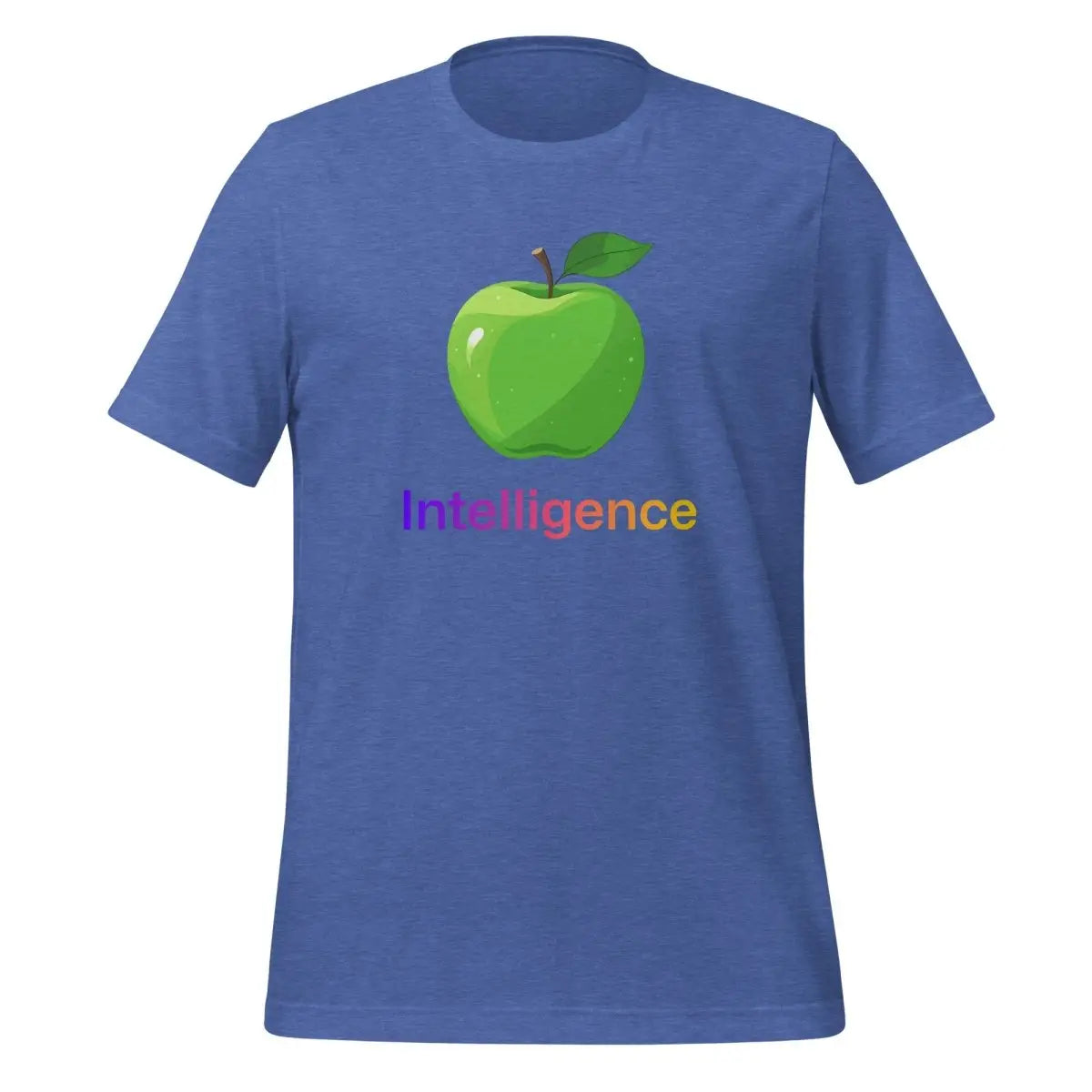 The Large Apple + Intelligence T-shirt (unisex) Heather True Royal / m.