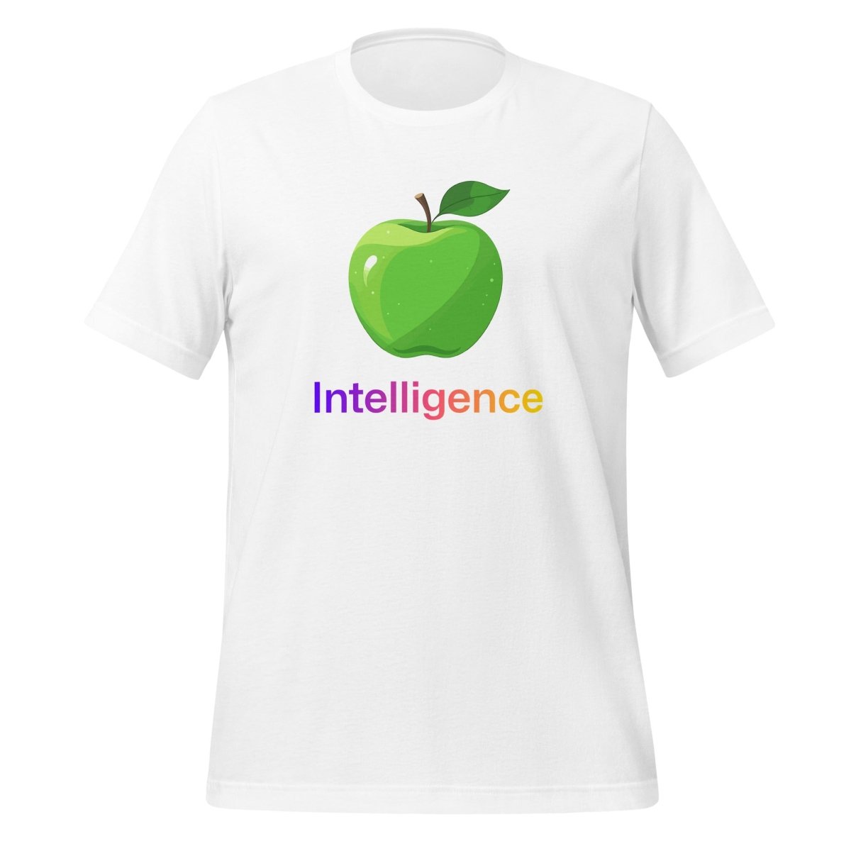 Large Apple + Intelligence T-Shirt (unisex) - White - AI Store