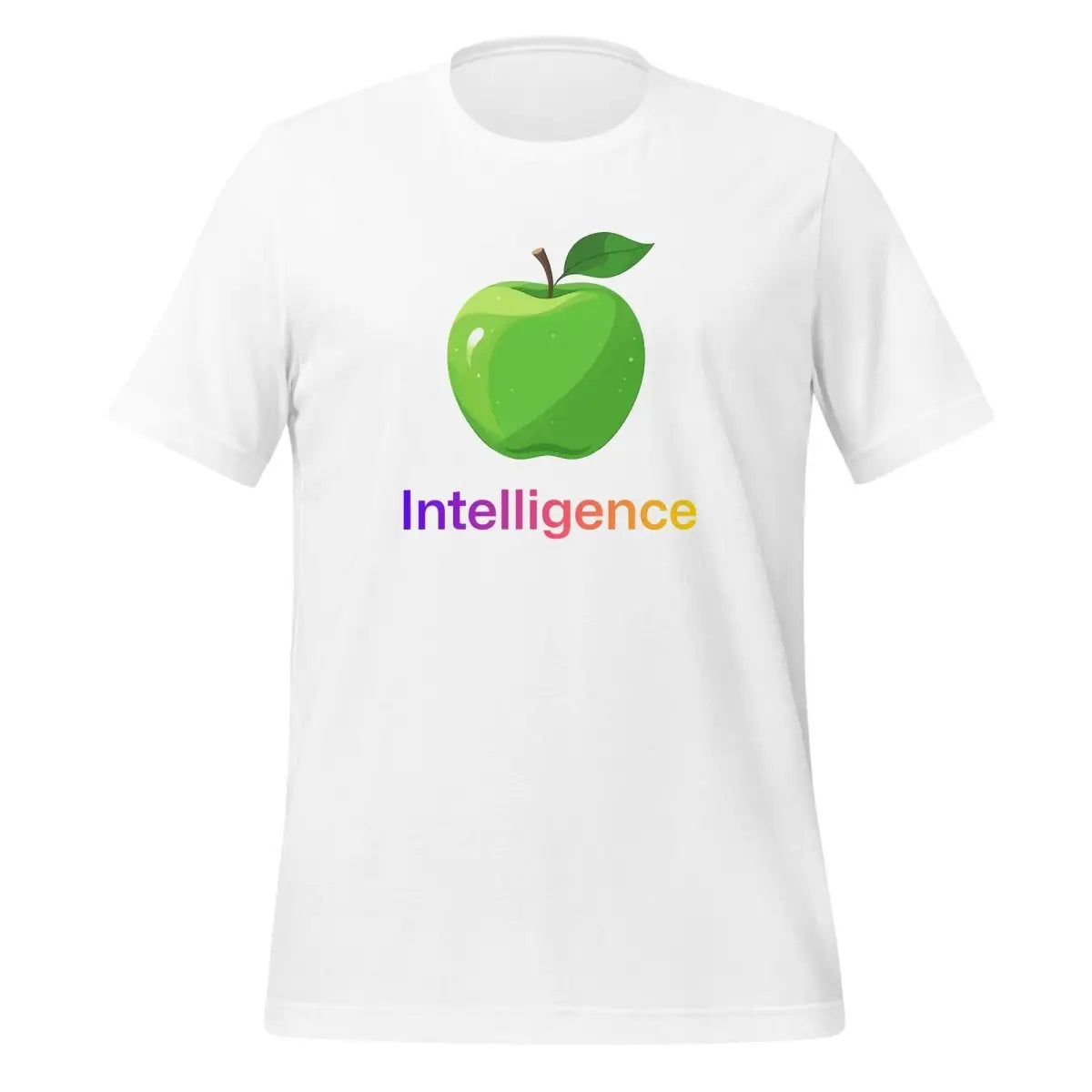 Large Apple + Intelligence T-Shirt (unisex) - White / M