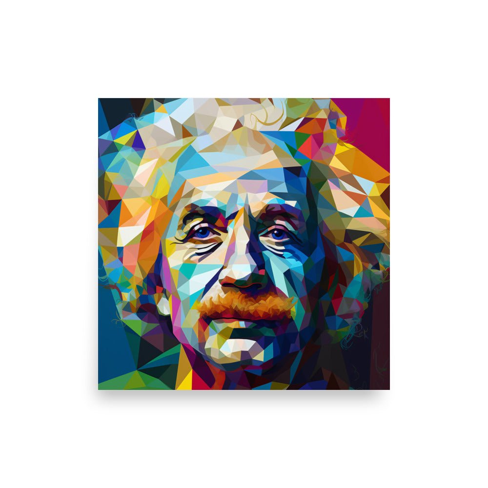 Legend Albert Einstein Poster 2 - AI Store