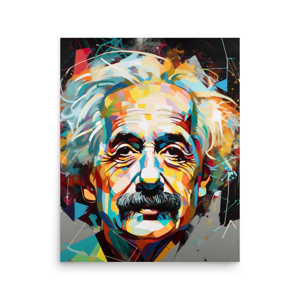 Legend Albert Einstein Poster 3 - AI Store