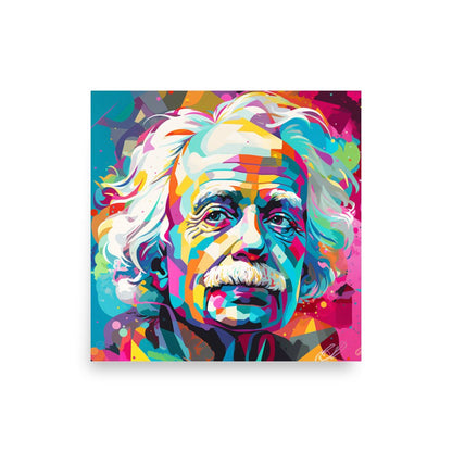 Legend Albert Einstein Poster 4 - AI Store