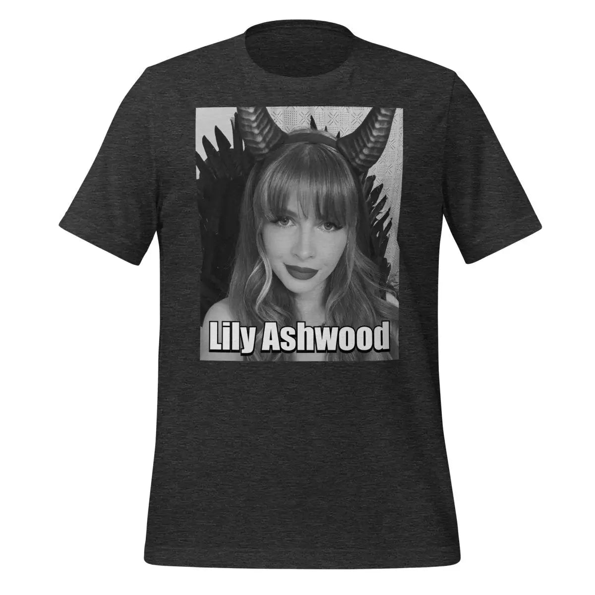 Lily Ashwood GPT-5 Meme T-Shirt (unisex) - Dark Grey Heather / M