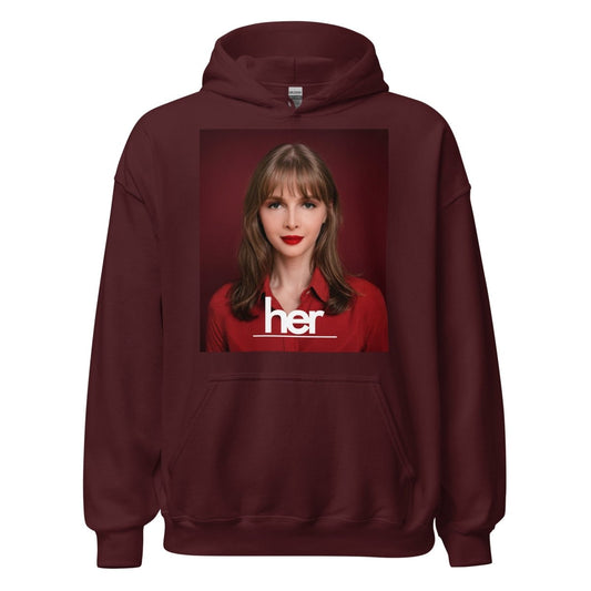 Lily Ashwood Her GPT - 5 Hoodie (unisex) - Maroon - AI Store