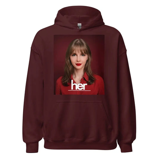 The Lily Ashwood Her Gpt-5 Hoodie (unisex) Maroon / m.