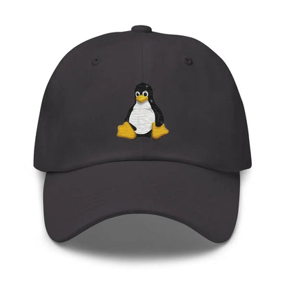 Linux Tux Cap - Dark Grey