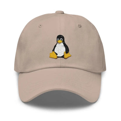 Linux Tux Cap - Stone