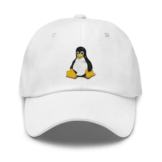 The Linux Tux Cap White.