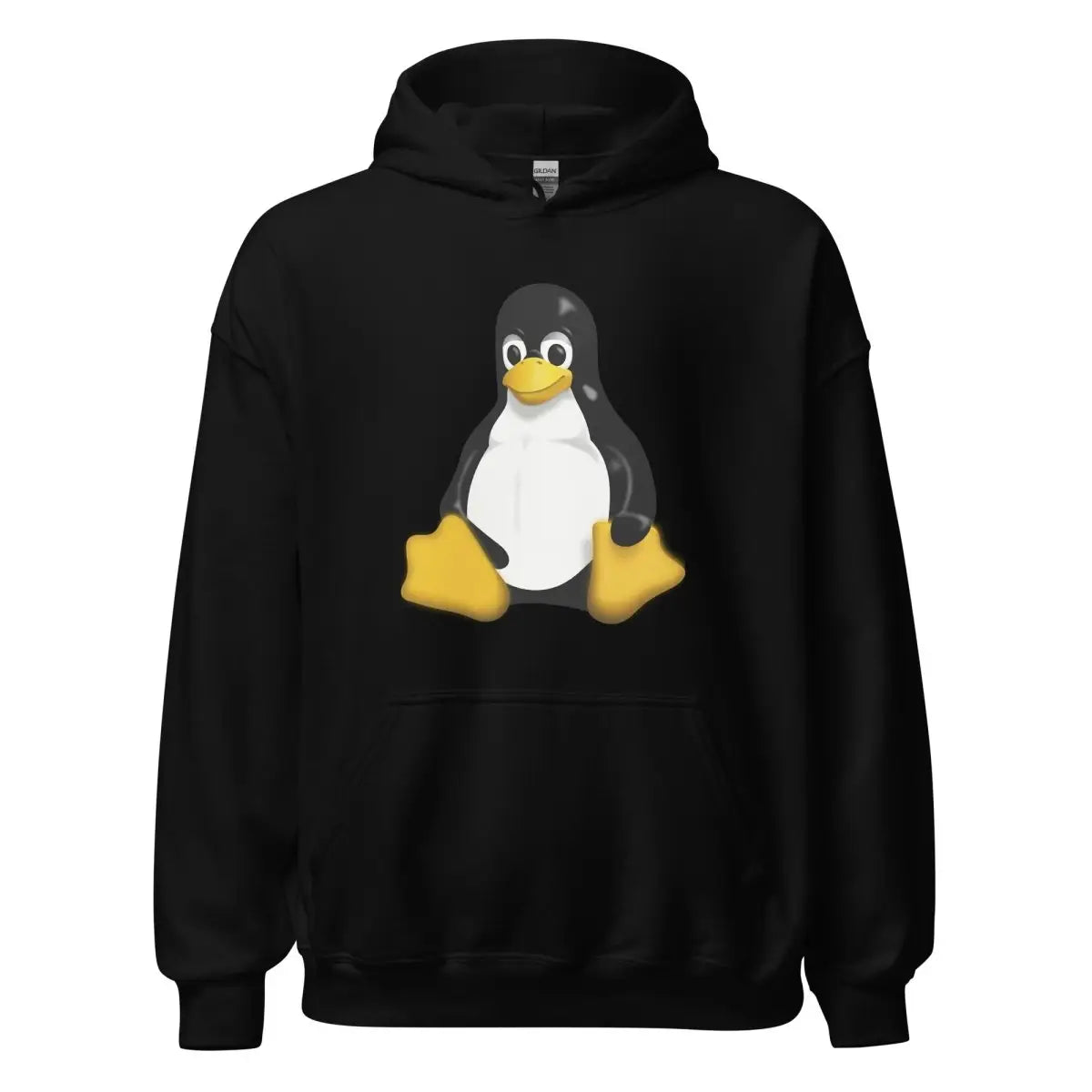 Linux Tux Hoodie (unisex) - Black / M