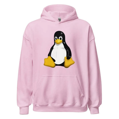 Linux Tux Hoodie (unisex) - Light Pink / M