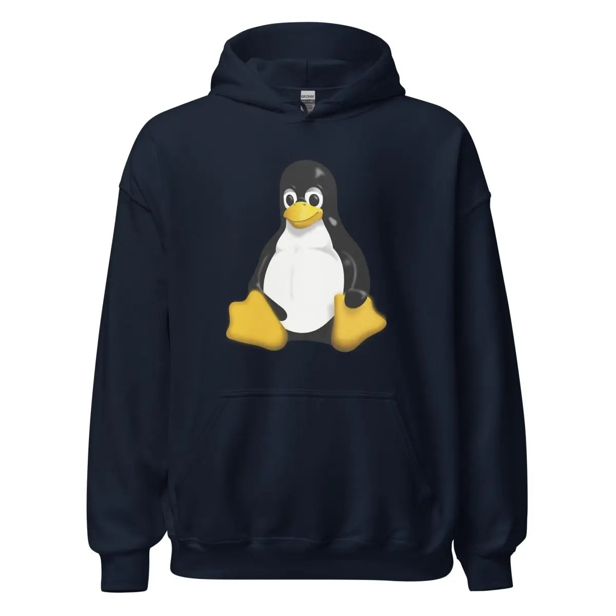 Linux Tux Hoodie (unisex) - Navy / M