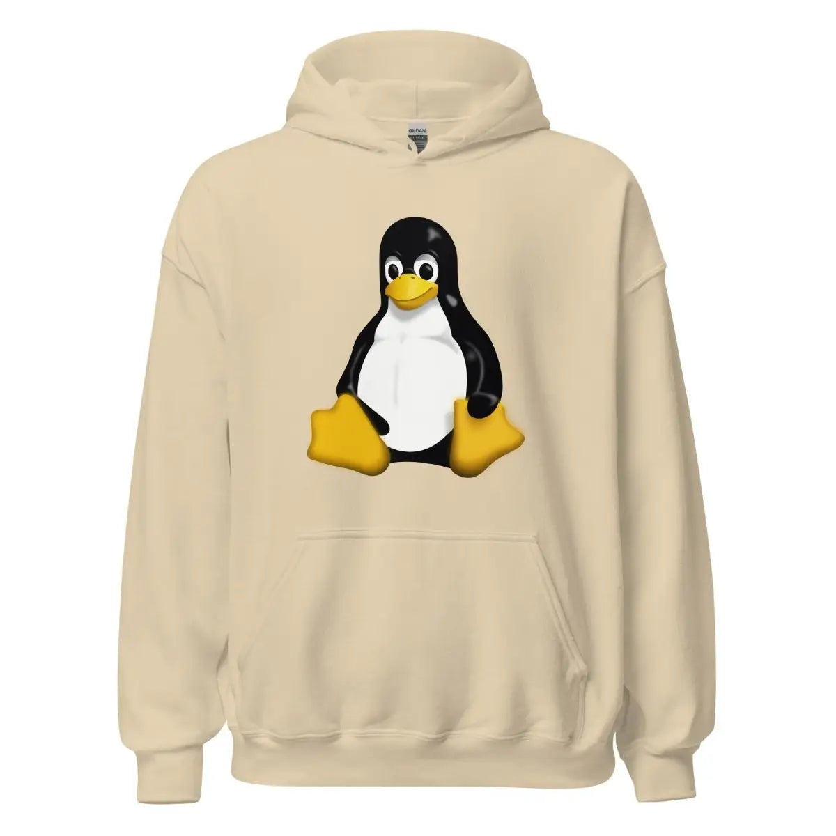 Linux Tux Hoodie (unisex) - Sand / M