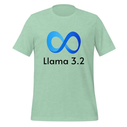 Llama 3.2 T-Shirt 2 (unisex) - Heather Prism Mint / M