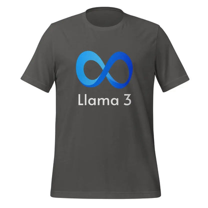 Llama 3 T-Shirt (unisex) - Asphalt / M