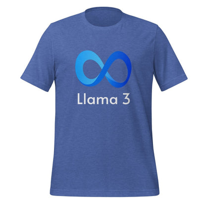 Llama 3 T - Shirt (unisex) - Heather True Royal - AI Store