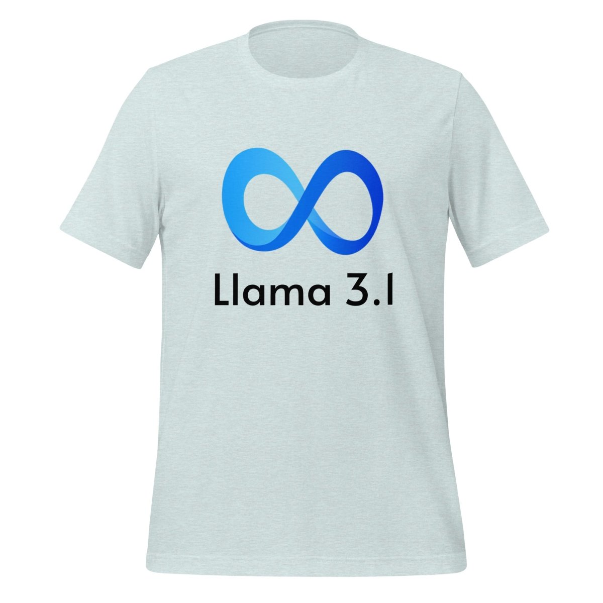 Llama 3.1 T-Shirt 2 (unisex) - Heather Prism Ice Blue - AI Store