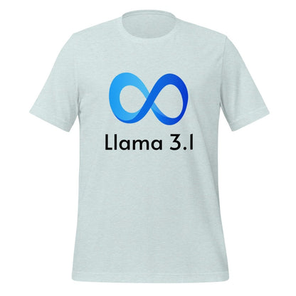 Llama 3.1 T-Shirt 2 (unisex) - Heather Prism Ice Blue - AI Store