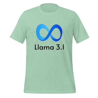 Llama 3.1 T-Shirt 2 (unisex) - Heather Prism Mint - AI Store