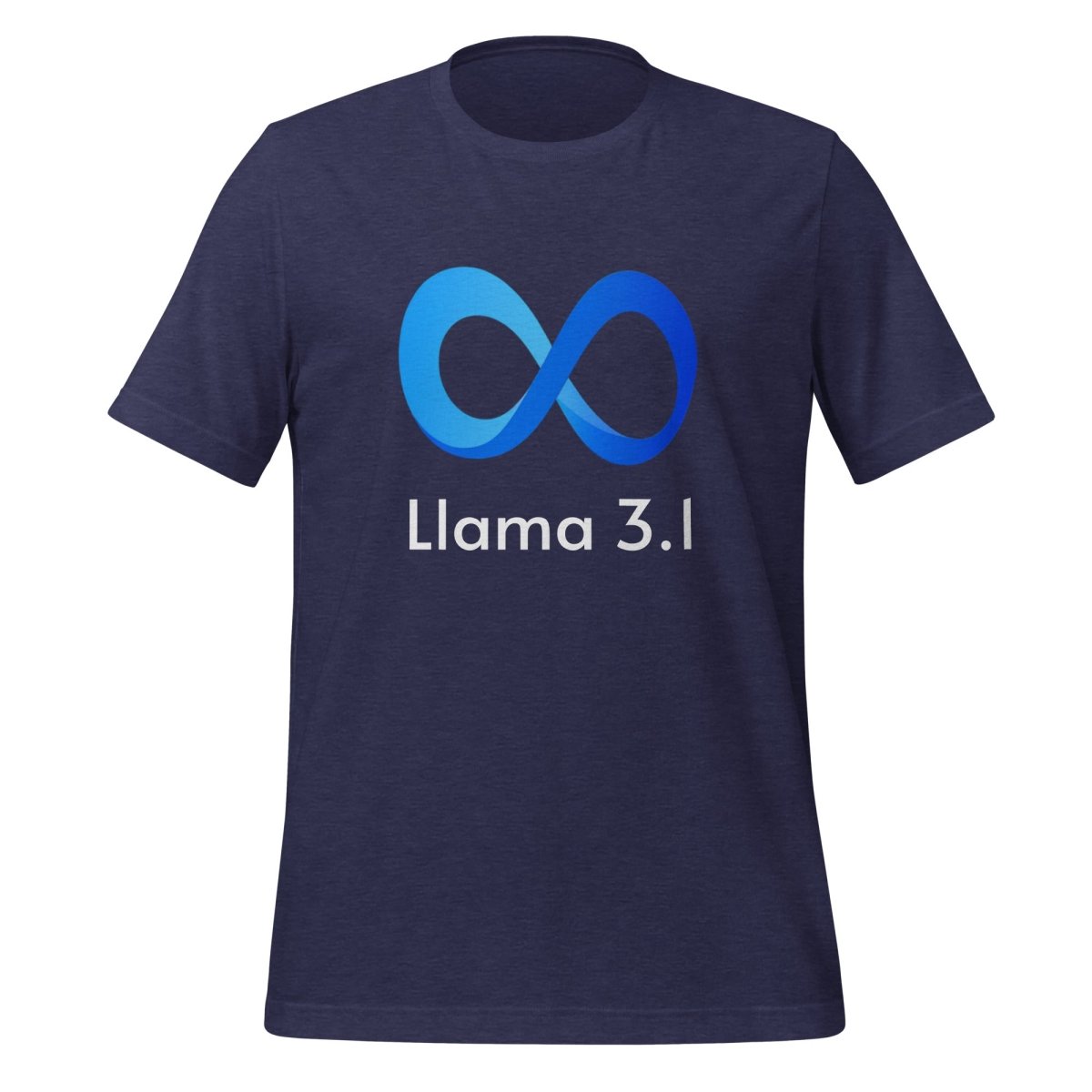 Llama 3.1 T-Shirt (unisex) - Heather Midnight Navy - AI Store