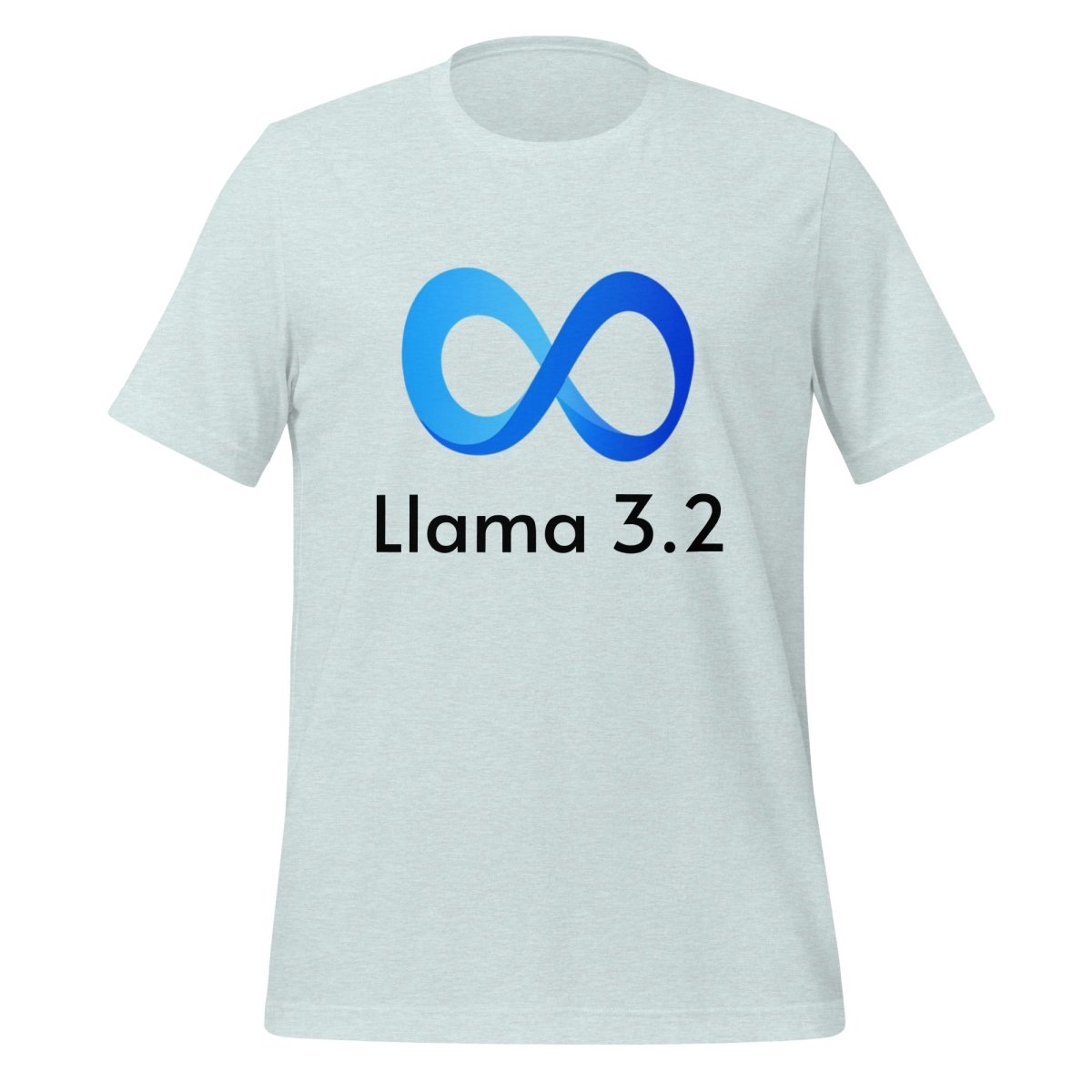 Llama 3.2 T-Shirt 2 (unisex) - Heather Prism Ice Blue - AI Store