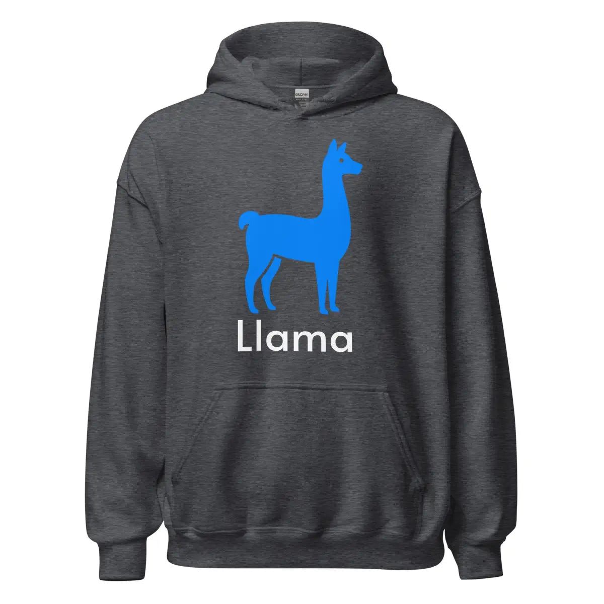 The Llama Hoodie (unisex) Dark Heather / m.