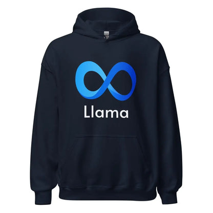 Llama Hoodie (unisex) - Navy / M