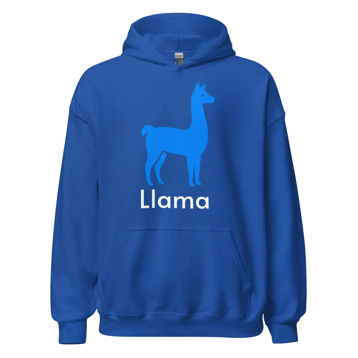 The Llama Hoodie (unisex) Royal / m.