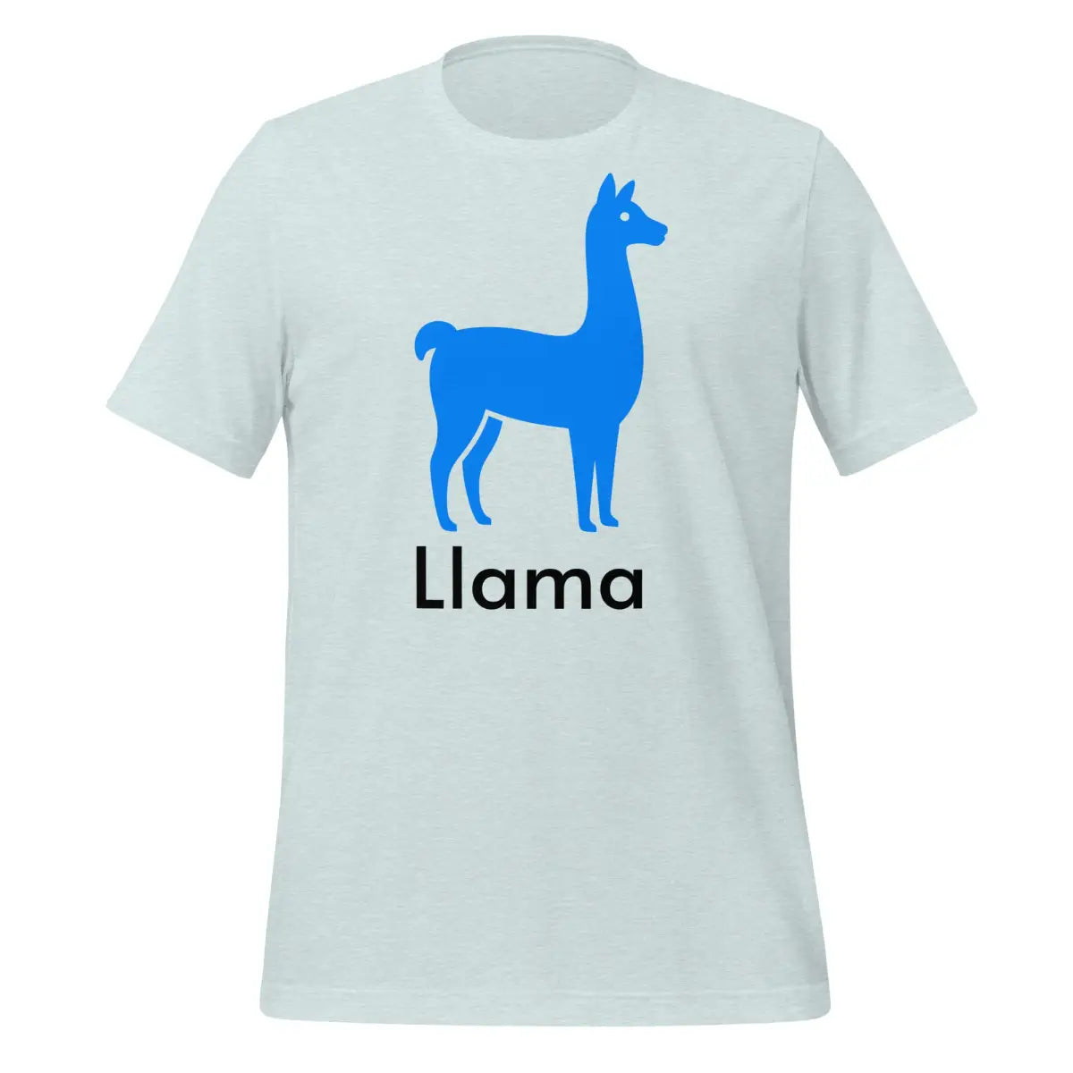 The Llama T-shirt 2 (unisex) Heather Prism Ice Blue / m.