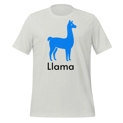 The Llama T-shirt 2 (unisex) Silver / m.