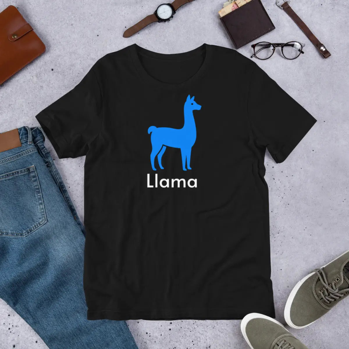 The Llama T-shirt (unisex).