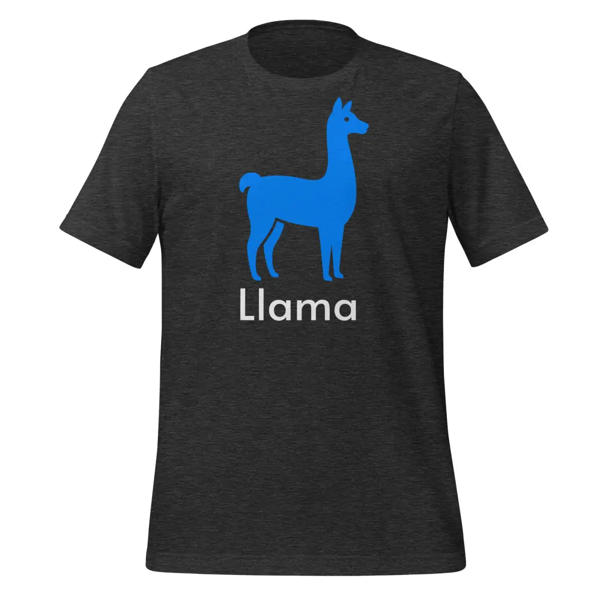 The Llama T-shirt (unisex) Dark Grey Heather / m.