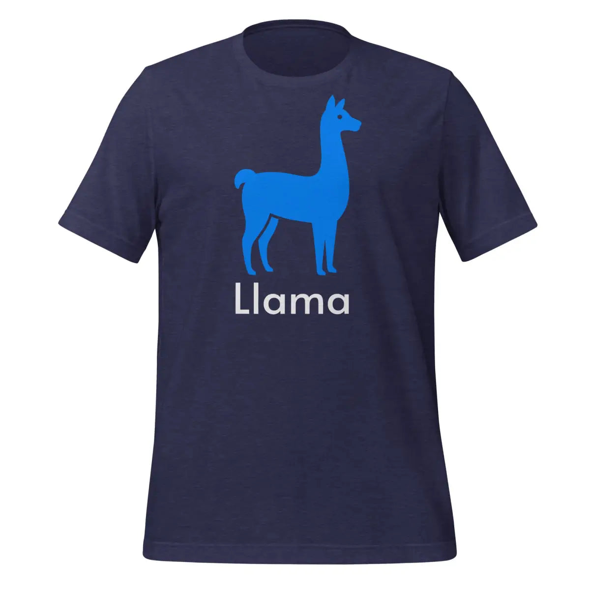 The Llama T-shirt (unisex) Heather Midnight Navy / m.