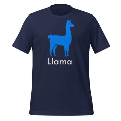 The Llama T-shirt (unisex) Navy / m.