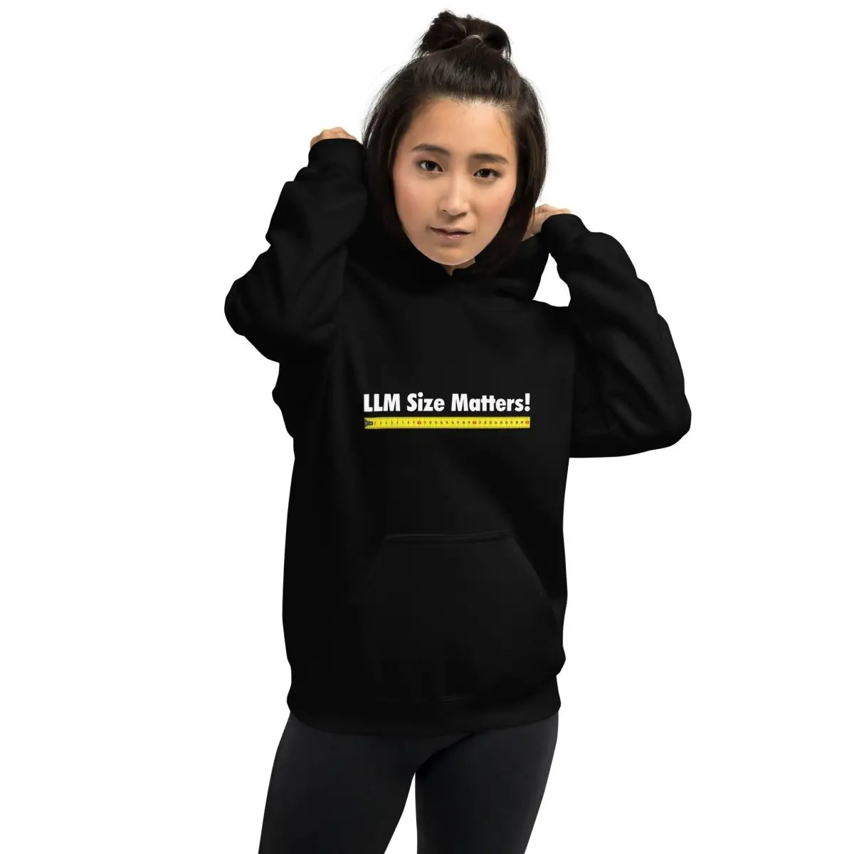 The Llm Size Matters! Hoodie (unisex).