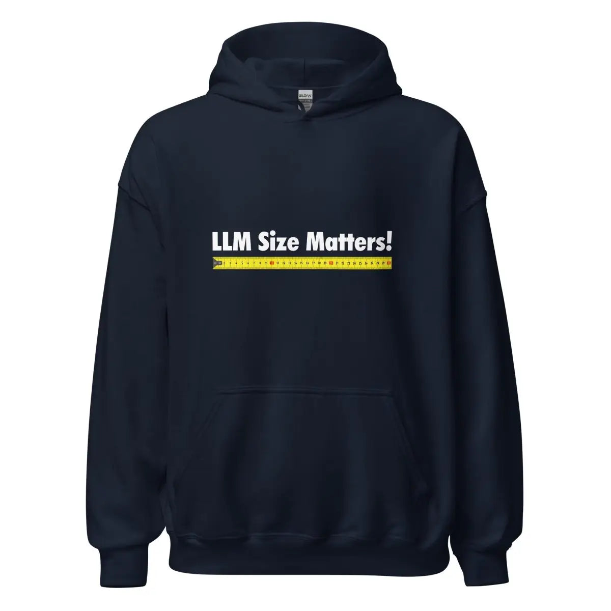 LLM Size Matters! Hoodie (unisex) - Navy / M