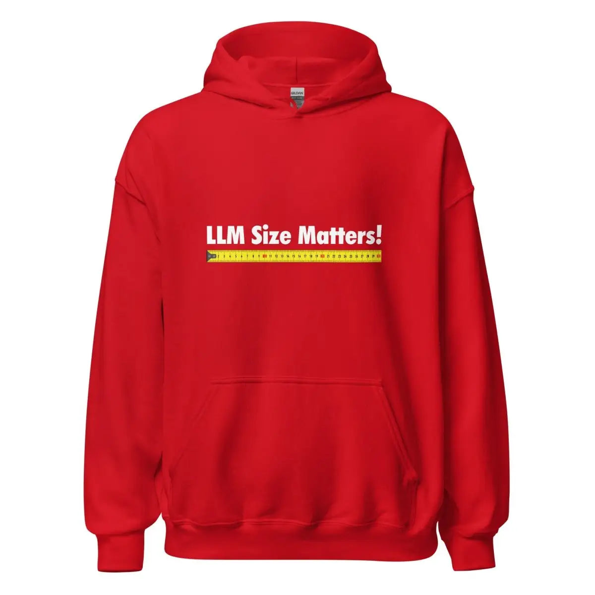 LLM Size Matters! Hoodie (unisex) - Red / M