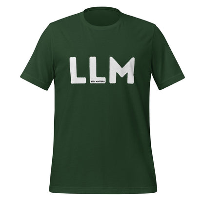 LLM SIZE MATTERS T-Shirt 2 (unisex) - Forest - AI Store