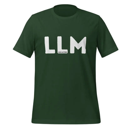 LLM SIZE MATTERS T-Shirt 2 (unisex) - Forest / M