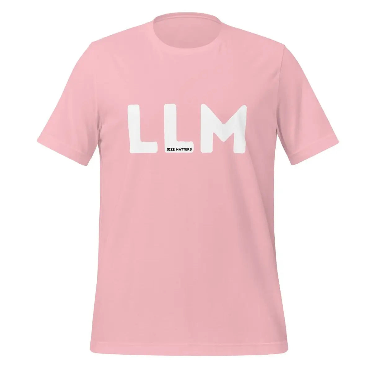 LLM SIZE MATTERS T-Shirt 2 (unisex) - Pink / M