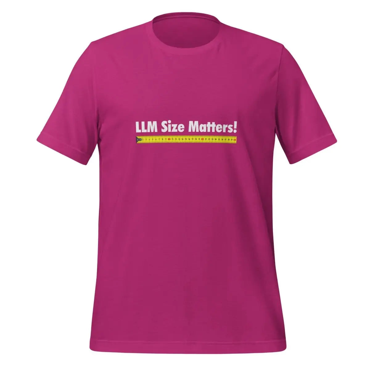 LLM Size Matters! T-Shirt (unisex) - Berry / M