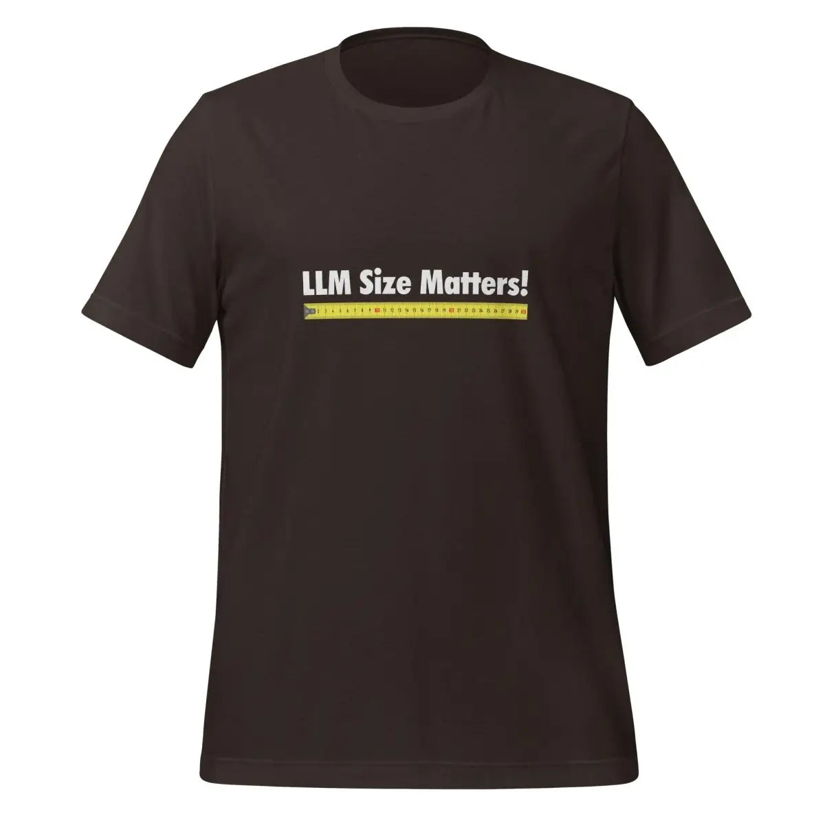 LLM Size Matters! T-Shirt (unisex) - Brown / M