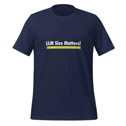 LLM Size Matters! T-Shirt (unisex) - Navy / M