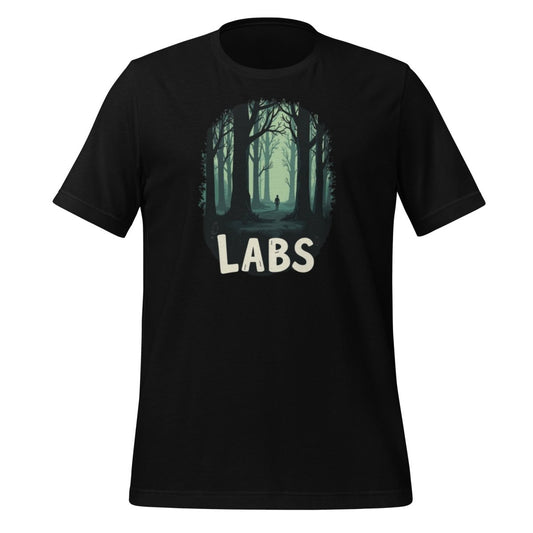 Lost in the Black Forest Labs T-Shirt (unisex) - Black - AI Store