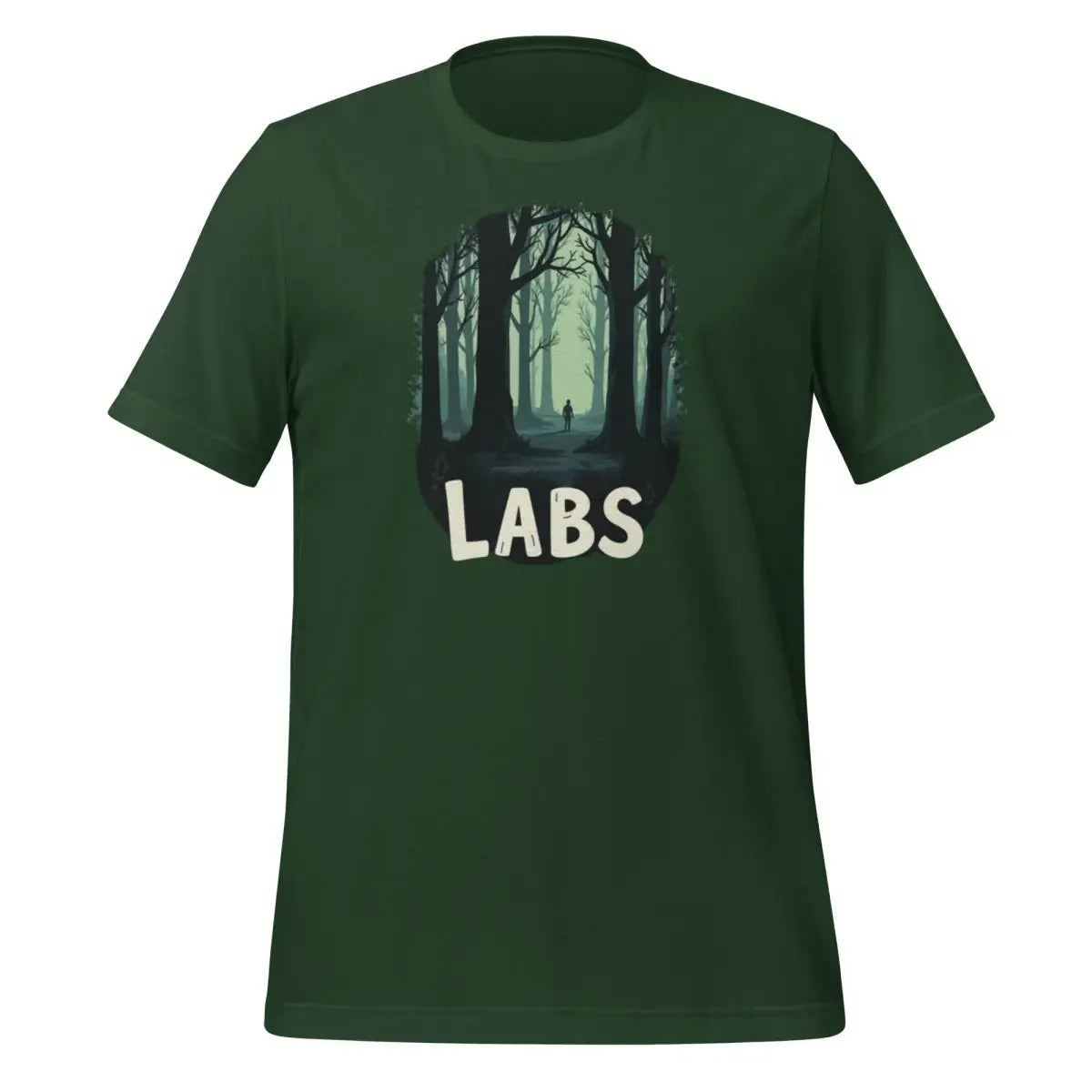 Lost in the Black Forest Labs T-Shirt (unisex) - Forest / M