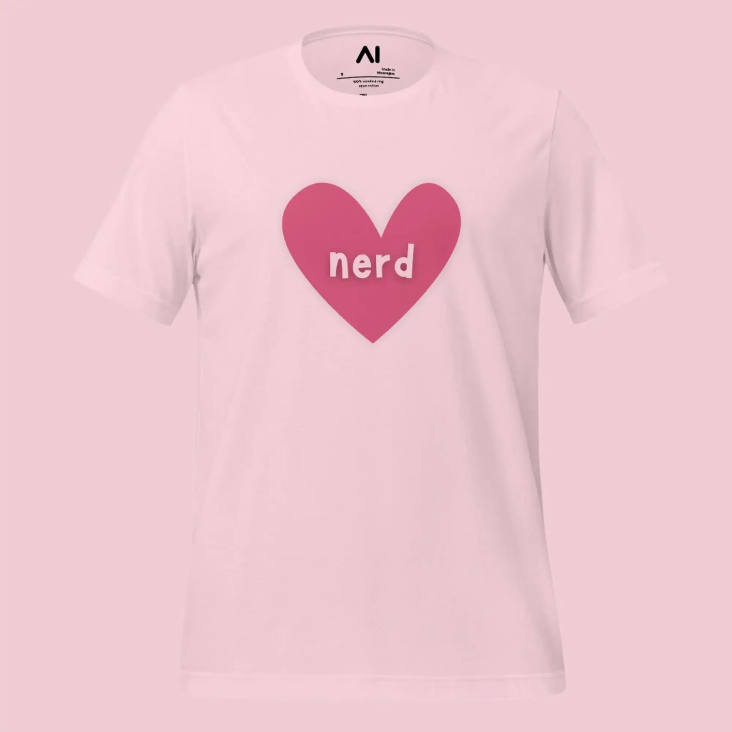 Love Nerd Heart T-Shirt (unisex)