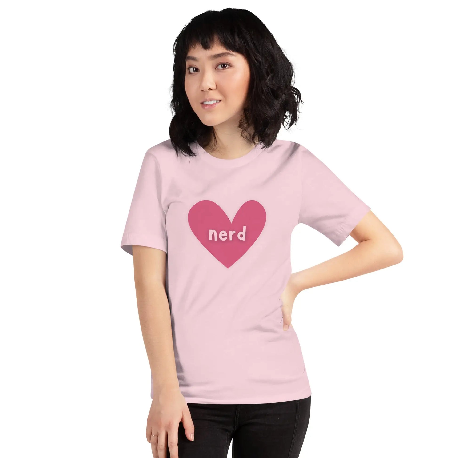 Love Nerd Heart T-Shirt (unisex)