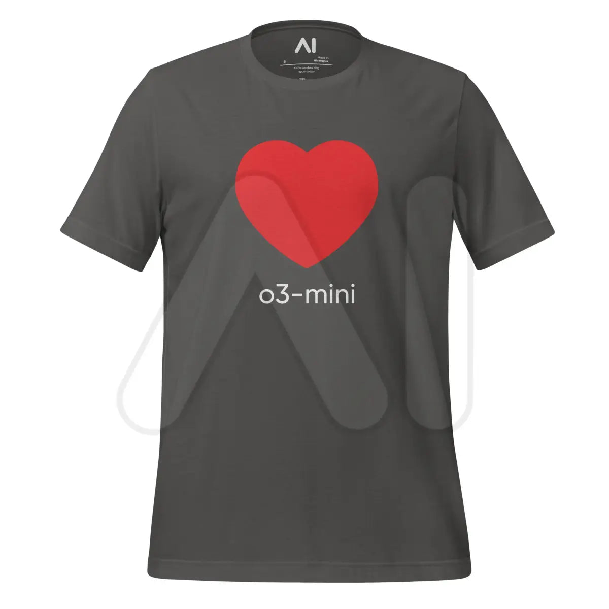 Love o3-mini T-Shirt (unisex) - Asphalt / M