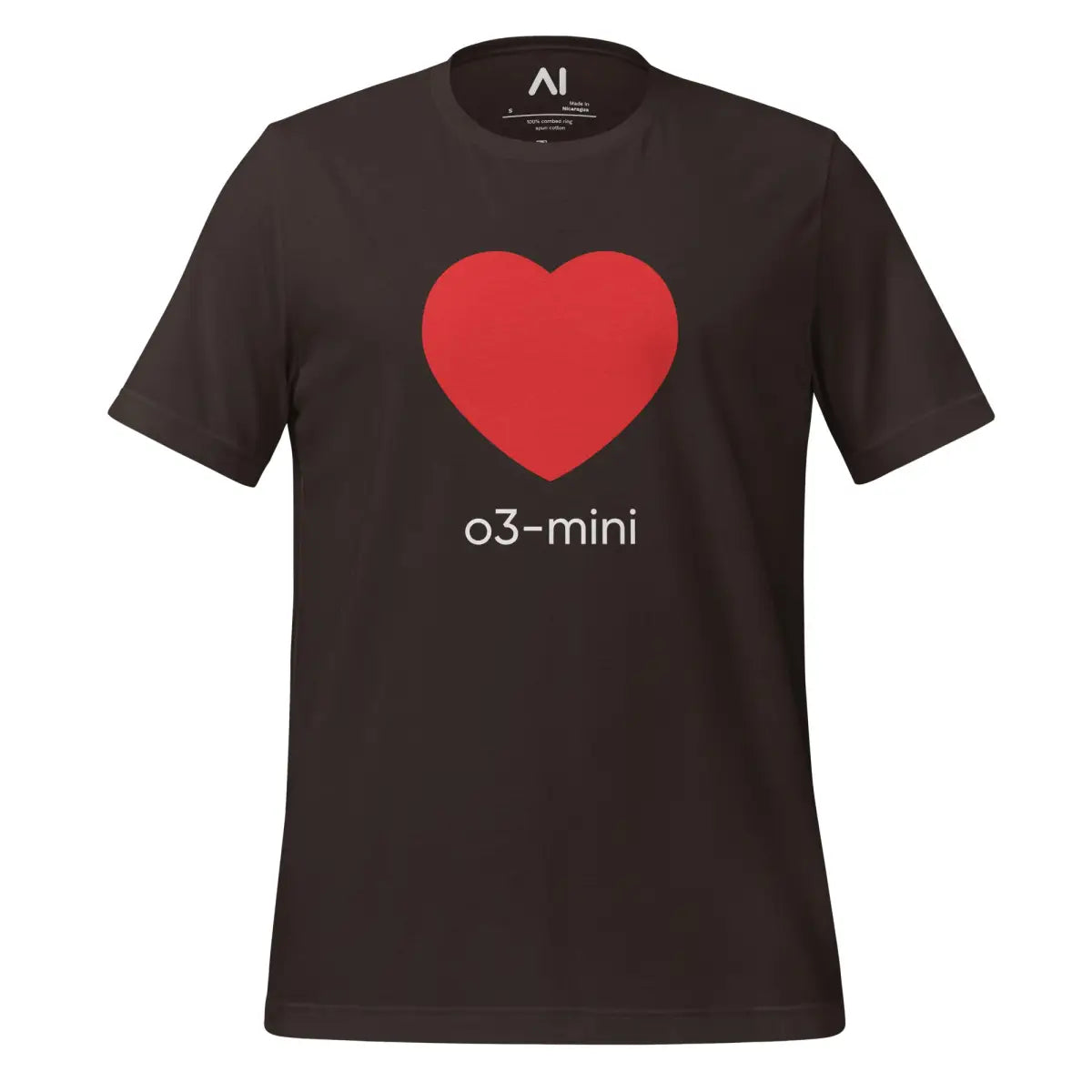 Love o3-mini T-Shirt (unisex) - Brown / M