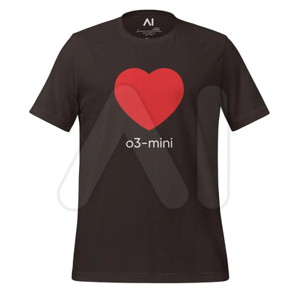 Love o3-mini T-Shirt (unisex) - Brown / M